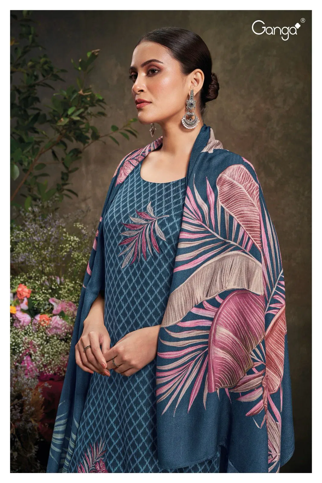 Wayan 2027 By Ganga winter Wear Pashmina Dress Material
